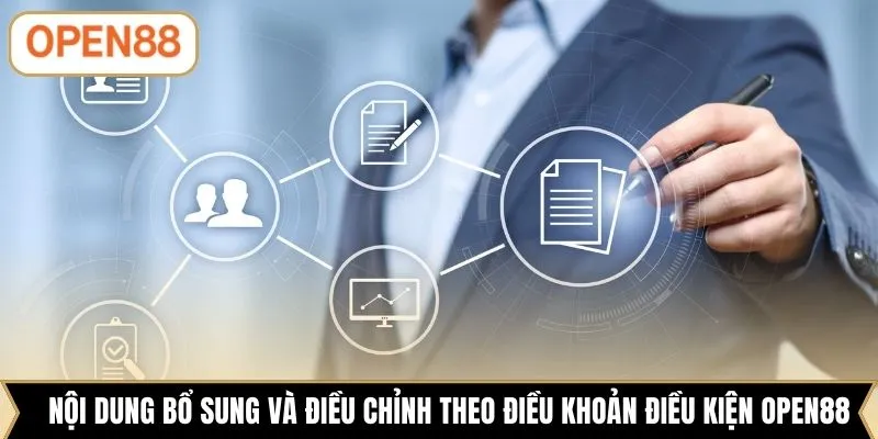 Nội dung bổ sung và điều chỉnh theo điều khoản điều kiện OPEN88